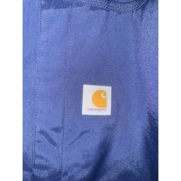 Carhartt Mens Navy Storm Defender Jacket 2XL Loose Fit Waterproof Progressive Da - Picture 7 of 14